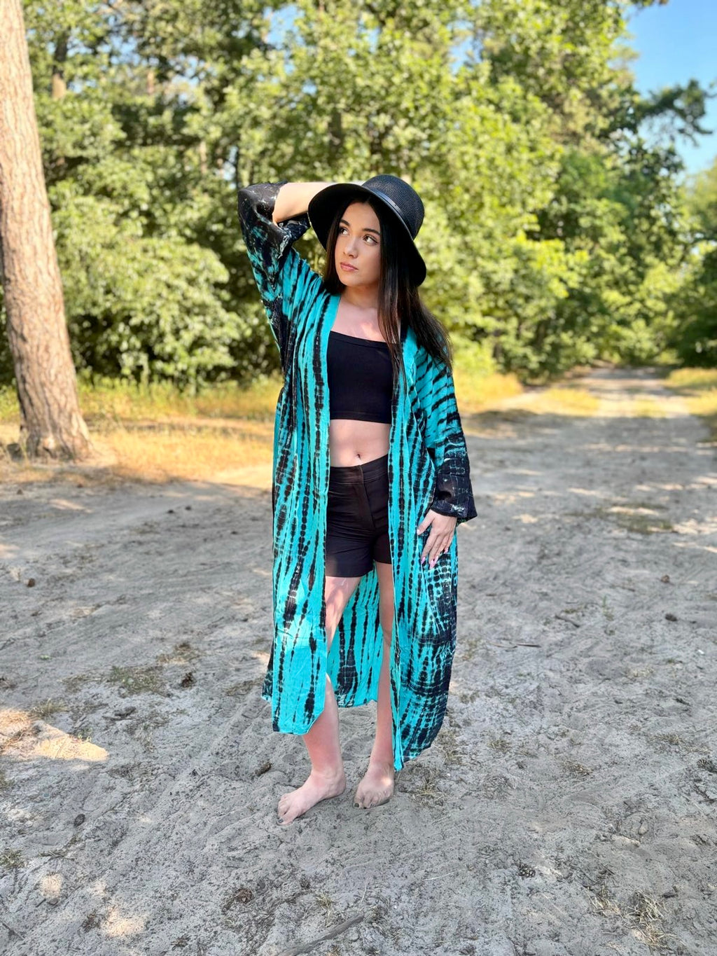 Aqua Flow Kimono