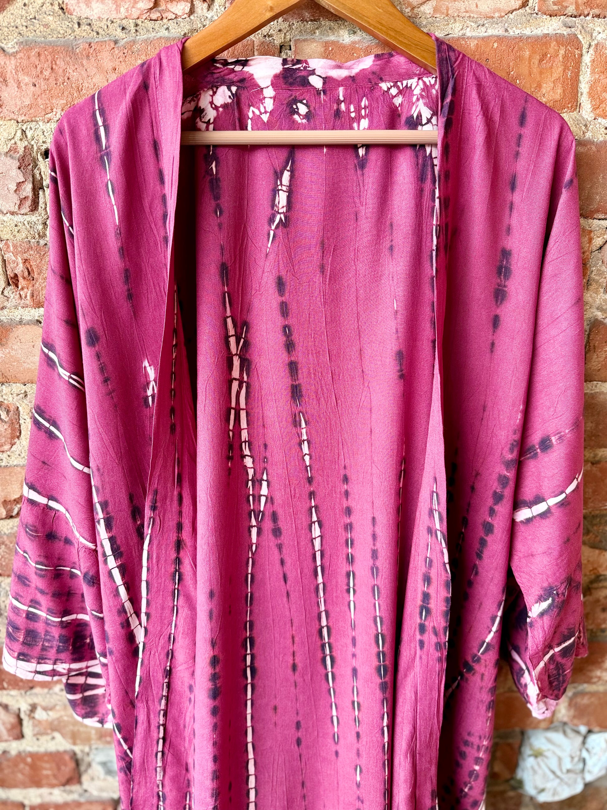 Fuchsia Flame Kimono