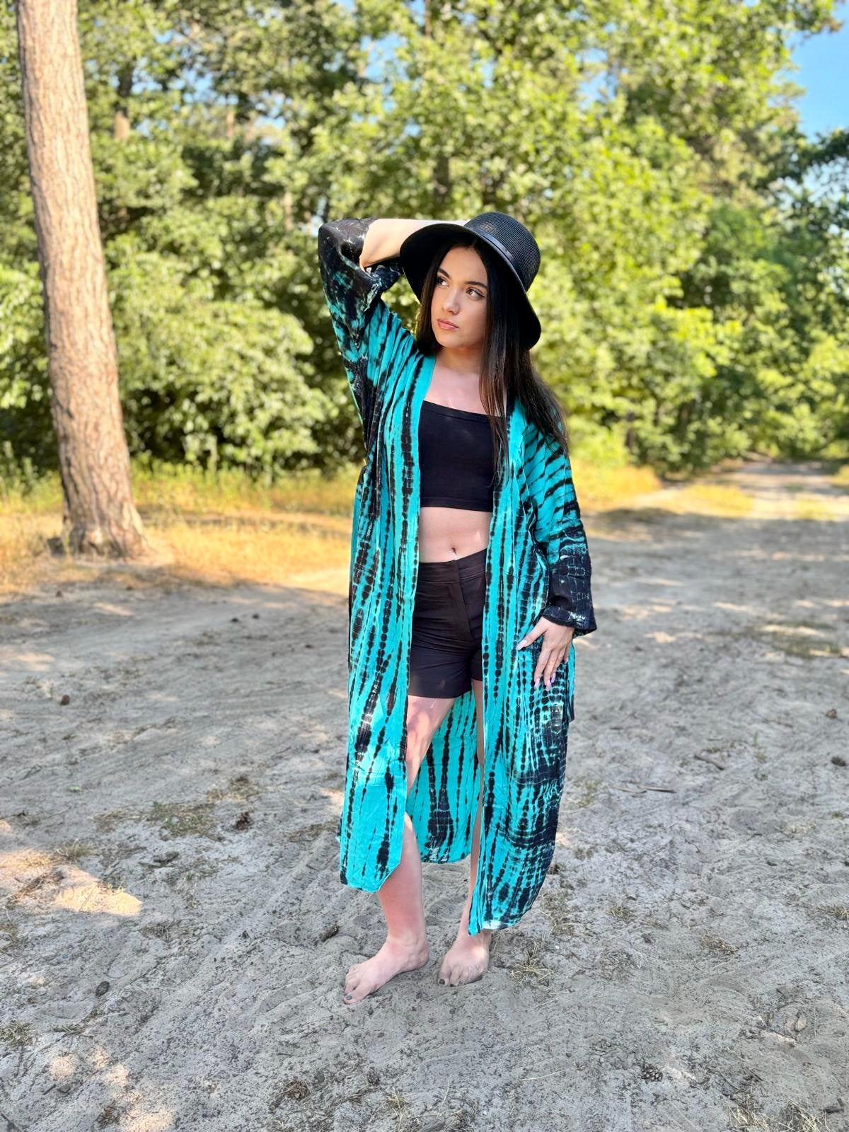 Aqua Flow Kimono